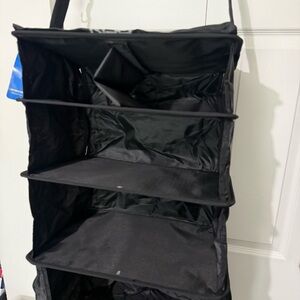 RISE Gear Riser Shelf Insert Portable Shelving Luggage 17x12x36 (120L) Black